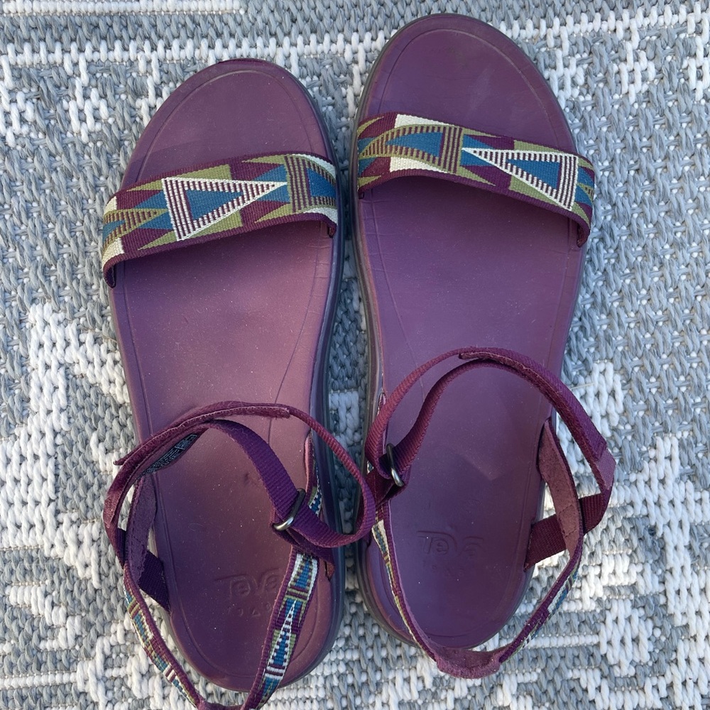 Teva Women's Geometric Strap Sandals - Purple